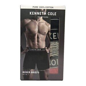 Kenneth Cole New York Set of 3 Boxer Briefs Size XL 100% Cotton New with Tags